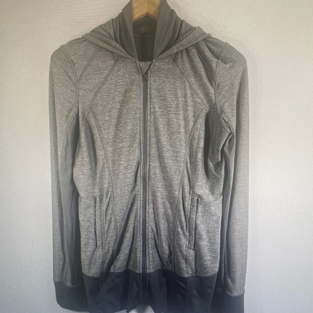 lululemon athletica Women's Gray Full-Zip Hooded Jacket